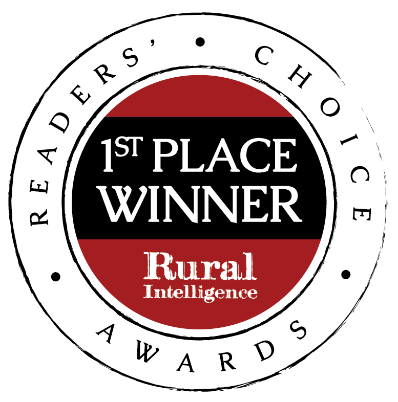 rural intelligence 1st place winner badge