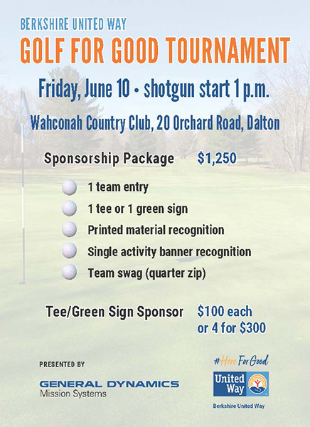 flyer for golf sponsorship information