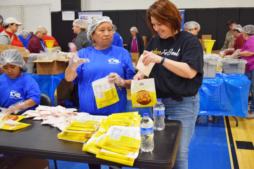 Maria Encalada of Casa Esperanza, and Brenda Petell, BUW Director of Volunteer Engagement