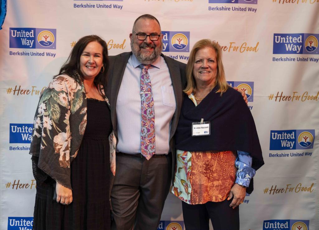 BUW presidents and CEOs past and present: Candace Winkler, Tom Bernard, and Kristine Hazzard