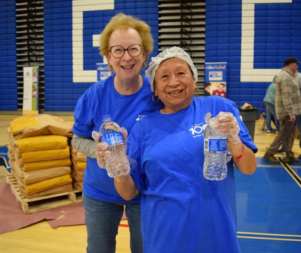 Pam Knisley, BUW Community Engagement Manager, and Maria Encalada