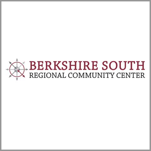 Berkshire South Regional Community Center volunteer fair booth logo