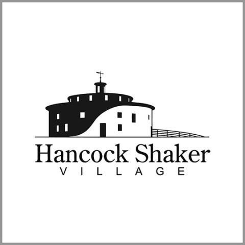 Hancock Shaker Village volunteer fair booth logo