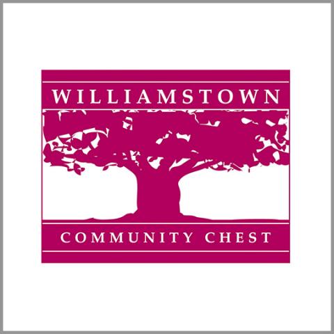 Williamstown Community Chest volunteer fair booth logo